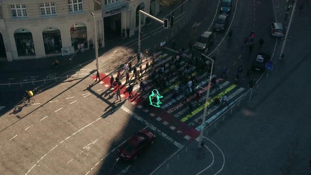 Video Reference: Window, Road surface, Asphalt, Vehicle, Urban design, Building, Sidewalk, Motor vehicle, Road, City