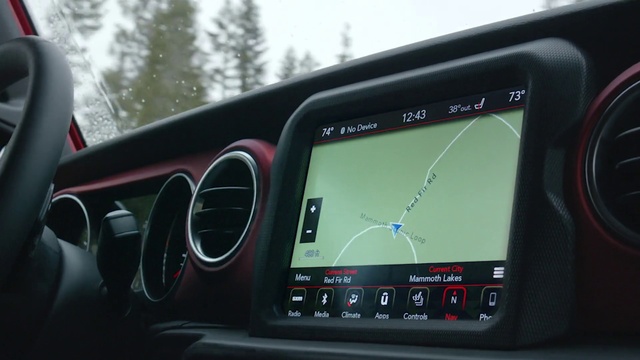 Video Reference: Land vehicle, Plant, Automotive navigation system, Vehicle, Car, Motor vehicle, Gps navigation device, Steering part, Automotive design, Sky