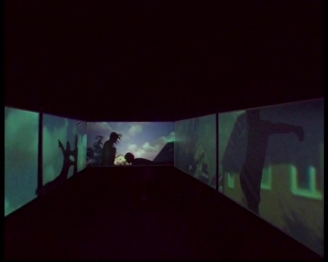 Video Reference: Cloud, Sky, Tints and shades, Technology, Space, Magenta, Electric blue, Darkness, Ceiling, House