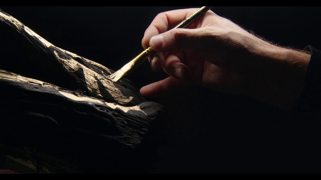 Video Reference: Hand, Gesture, Writing implement, Finger, Nail, Thumb, Wood, Musical instrument accessory, Art, Wrist