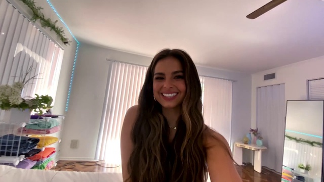 Video Reference: Smile, Property, Interior design, Lighting, Happy, Real estate, Waist, Fun, Houseplant, Long hair