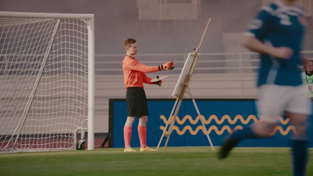 Video Reference: Joint, Shorts, Player, Ball game, Grass, Team sport, Net, Competition event, Sports, Championship