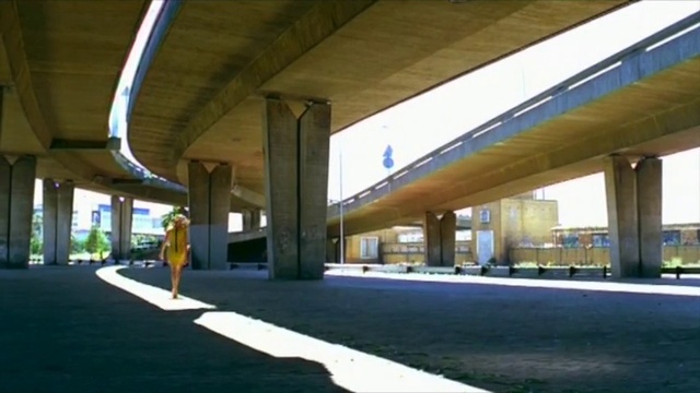 Video Reference: Shade, Road surface, Building, Asphalt, Transport hub, Thoroughfare, Road, Bridge, Composite material, Overpass