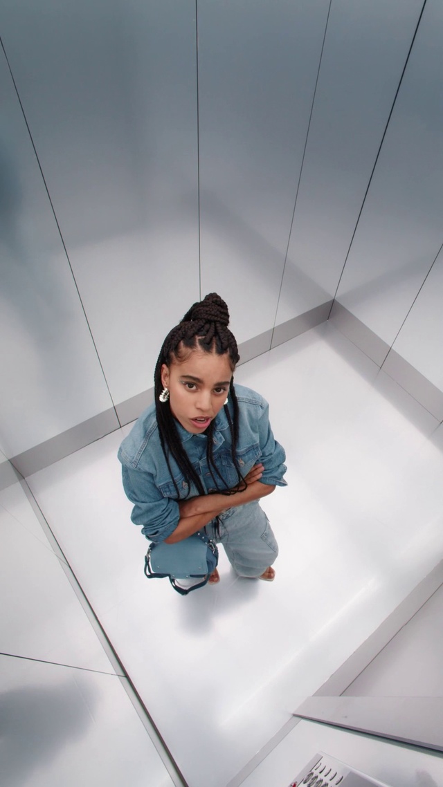 Video Reference: Leg, Sneakers, Flooring, Comfort, Elbow, Jacket, Electric blue, Stairs, Symmetry, Fun