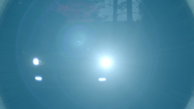 Video Reference: Lens flare, Electric blue, Sky, Circle, Event, Tints and shades, Astronomical object, Transparent material, Symmetry, Science