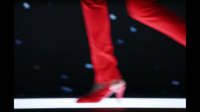 Video Reference: Thigh, Sportswear, Entertainment, Performing arts, Choreography, Human leg, Electric blue, Magenta, Event, Font