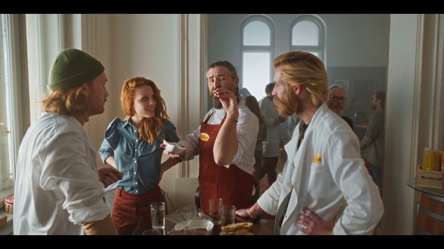 Video Reference: Tableware, Gesture, Cooking, Sharing, Alcoholic beverage, Event, Drink, Happy, Conversation, Fun