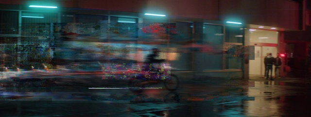 Video Reference: Water, Automotive lighting, Tints and shades, Art, Magenta, City, Glass, Midnight, Darkness, Electric blue