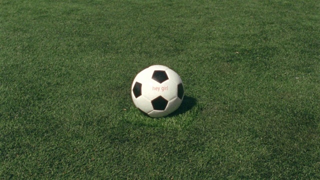 Video Reference: Sports equipment, Soccer, Football, Ball, Soccer ball, Ball game, Land lot, Grass, Plant, Flooring