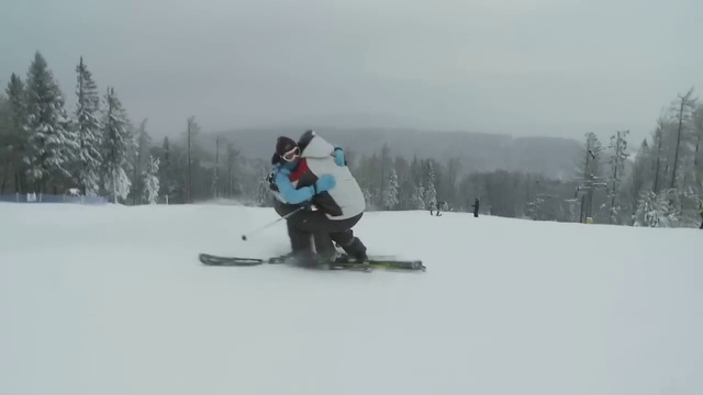 Video Reference: Sports equipment, Sky, Snow, Tree, Slope, Mountain, Ski Equipment, Winter sport, Terrain, Headgear