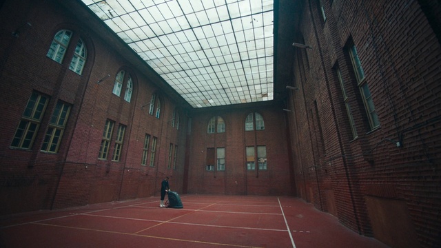 Video Reference: Window, Building, Architecture, Wood, Flooring, Hardwood, Brick, Symmetry, Facade, City