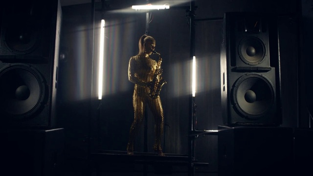 Video Reference: Performing arts, Entertainment, Audio equipment, Art, Clothes dryer, Space, Music, Event, Fashion design, Metal