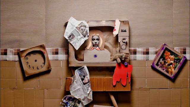 Video Reference: Wood, Clock, Toy, Art, Shelving, Event, Cardboard, Paper product, Teddy bear, Room