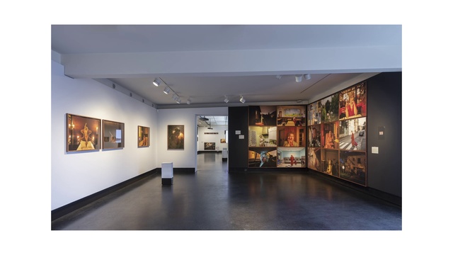 Video Reference: Picture frame, Building, Art, Hall, Window, Flooring, Ceiling, Rectangle, Painting, Space