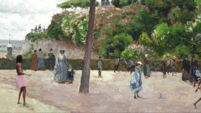 Video Reference: Plant, Dress, Paint, Tree, People in nature, Sky, Art, Adaptation, Leisure, Painting