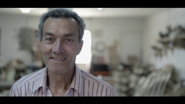 Video Reference: Forehead, Smile, Eyebrow, Jaw, Dress shirt, Sleeve, Collar, Happy, Flash photography, White-collar worker