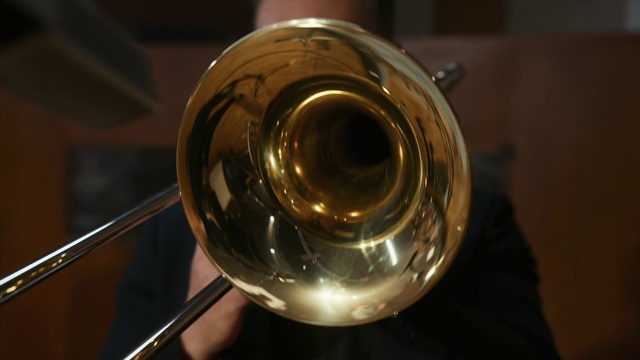 Video Reference: Musical instrument, Automotive lighting, Brass instrument, Wind instrument, Amber, Circle, Rim, Auto part, Fluid, Metal