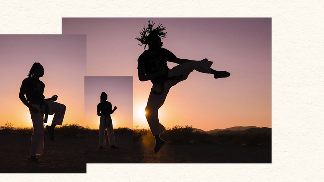 Video Reference: Sky, People in nature, Flash photography, Happy, Gesture, Travel, Font, Art, Horizon, Landscape