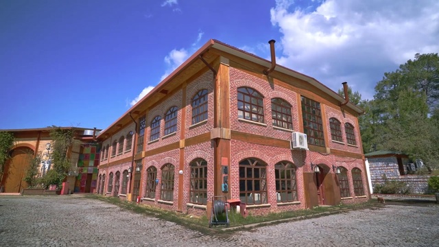 Video Reference: Cloud, Sky, Plant, Window, Building, Tree, Door, Brick, Landscape, Facade