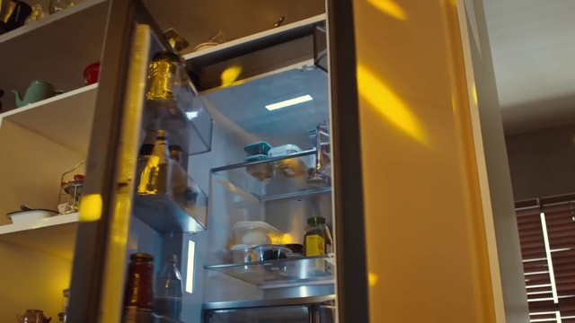 Video Reference: Building, Automotive lighting, Yellow, Refrigerator, Automotive design, Gas, Major appliance, Vehicle door, Tableware, Automotive exterior