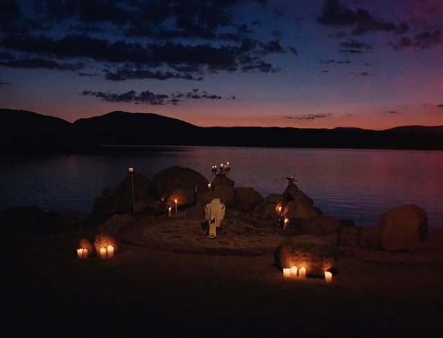 Video Reference: Cloud, Water, Sky, Atmosphere, Ecoregion, Tent, Nature, Dusk, Mountain, Lake