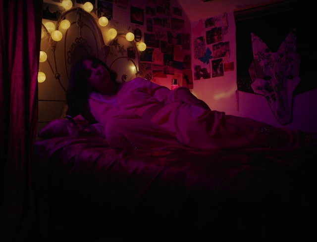 Video Reference: Purple, Comfort, Textile, Lighting, Violet, Pink, Art, Magenta, Curtain, Tints and shades