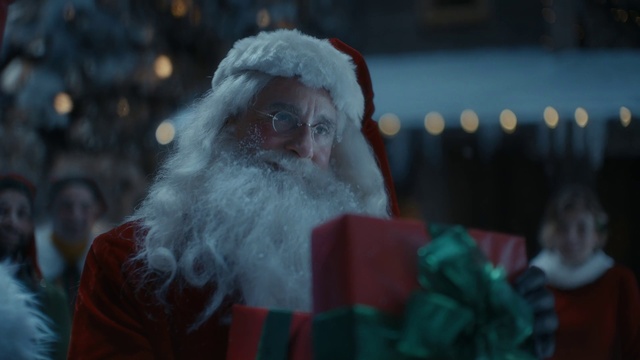 Video Reference: Facial expression, Beard, Santa claus, Facial hair, Fun, Event, Holiday, Moustache, Winter, Christmas