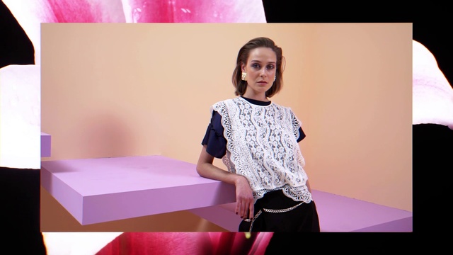 Video Reference: Shoulder, Purple, Sleeve, Pink, Violet, Happy, Fashion design, Magenta, Waist, Street fashion