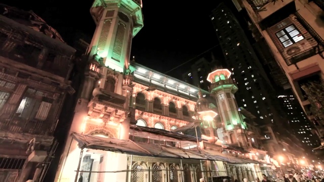 Video Reference: Building, Window, Sky, Tower, Electricity, City, Landmark, Midnight, Cityscape, Facade