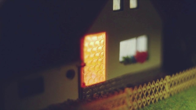 Video Reference: Window, Automotive lighting, Amber, Wood, House, Rectangle, Gas, Tints and shades, Heat, Fixture