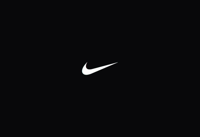 Video Reference: logo, brand, swoosh, nike, black background, minimal, simple, icon, sportswear, corporate, monochrome