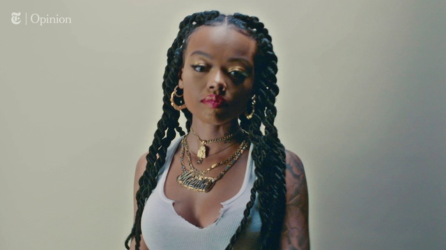 Video Reference: Hair, Face, Cornrows, Eyebrow, Eyelash, Makeover, Neck, Iris, Flash photography, Earrings