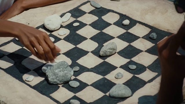 Video Reference: White, Grey, Flooring, Wood, Floor, Line, Recreation, Indoor games and sports, Font, Board game