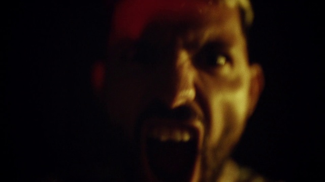Video Reference: Nose, Jaw, Flash photography, Beard, Gesture, Eyelash, Entertainment, Movie, Shout, Darkness