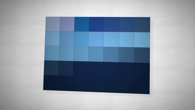 Video Reference: Azure, Rectangle, Grey, Art, Material property, Tints and shades, Electric blue, Font, Pattern, Magenta
