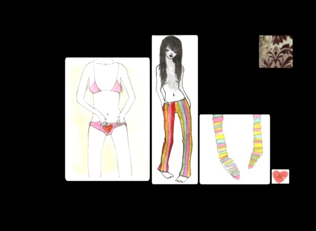 Video Reference: Leg, Sleeve, Gesture, Art, Knee, Thigh, Plant, Cartoon, Painting, Fashion design