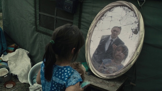 Video Reference: Window, Dress, Tree, Glass, Circle, Fun, Event, Art, Visual arts, Room