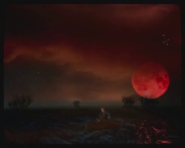 Video Reference: Atmosphere, Sky, Moon, World, Afterglow, Full moon, Dusk, Landscape, Art, Astronomical object