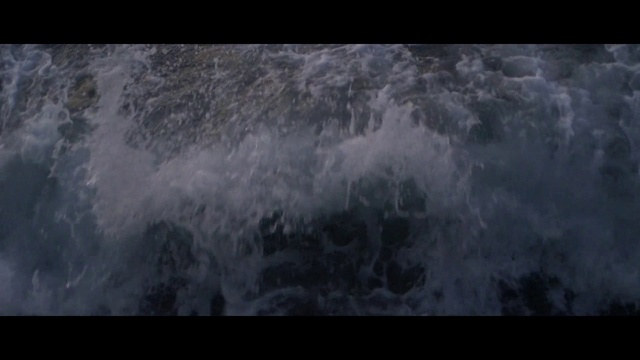 Video Reference: Water, Liquid, Fluid, Flash photography, Style, Black-and-white, Sky, Cloud, Wind wave, Tree