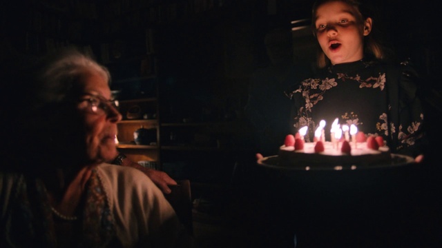 Video Reference: Face, Food, Candle, Birthday candle, Flash photography, Cake, Cake decorating, Cake decorating supply, Entertainment, Fun