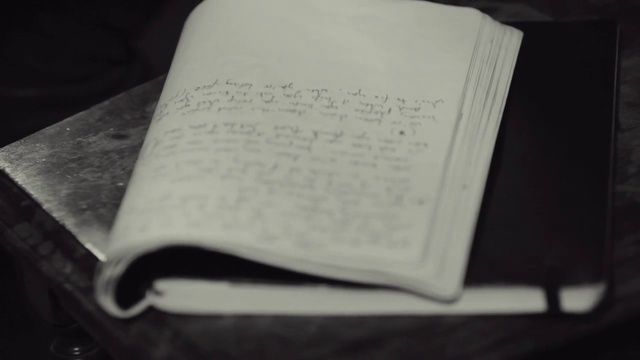 Video Reference: Handwriting, Wood, Font, Rectangle, Writing, Tints and shades, Book, Stationery, Music, Monochrome photography