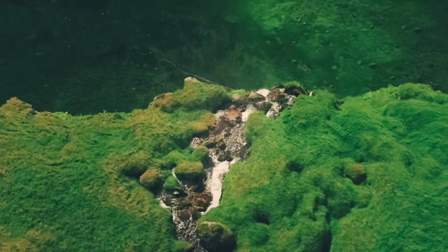 Video Reference: Water, Natural landscape, Watercourse, Terrain, Landscape, Mountain, Grass, Geological phenomenon, Grassland, Algae
