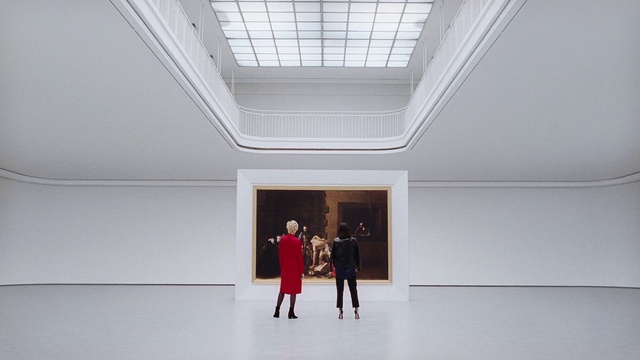 Video Reference: Building, Human body, Interior design, Automotive design, Art, Picture frame, Flooring, Material property, Hall, Event