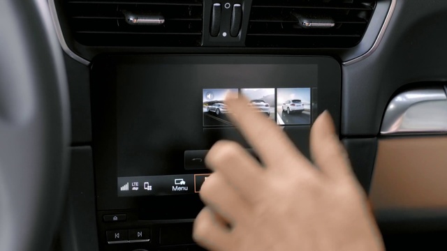 Video Reference: Car, White, Gear shift, Automotive design, Vehicle, Steering wheel, Gesture, Automotive mirror, Motor vehicle, Steering part