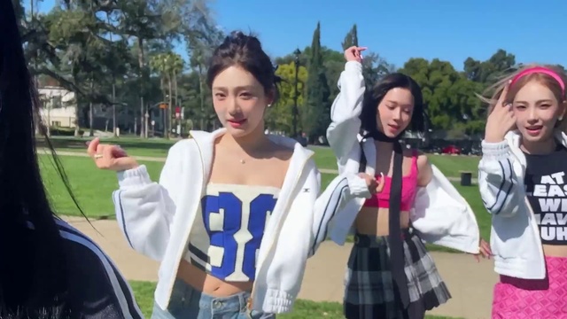 Video Reference: White, Tartan, Sky, Gesture, Tree, Plaid, Event, Plant, Leisure, Recreation