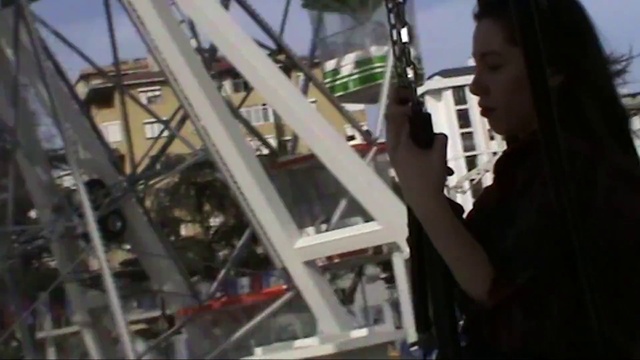 Video Reference: Engineering, Fun, Metal, Sky, Machine, Recreation, Amusement ride, Steel, T-shirt, Electrical supply