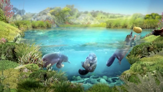 Video Reference: Water, Plant, Azure, Natural landscape, Underwater, Fin, Sky, Coastal and oceanic landforms, Fish, Marine biology