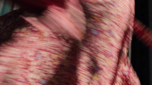 Video Reference: Hair, Plant, Pink, Tints and shades, Magenta, Pattern, Tartan, Electric blue, Petal, Close-up