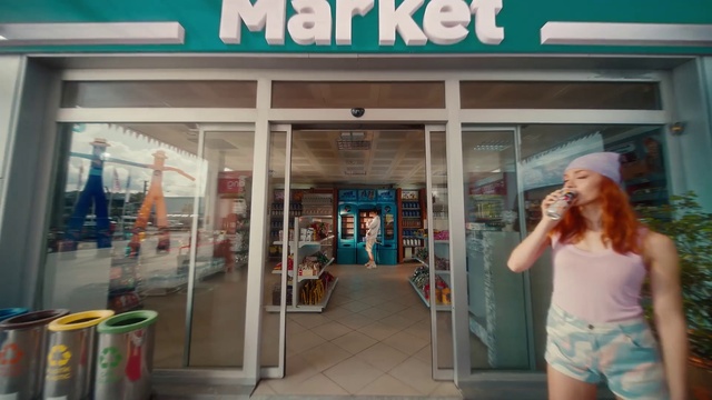 Video Reference: Building, Door, Fixture, Retail, Facade, Trade, Commercial building, Travel, Street, City