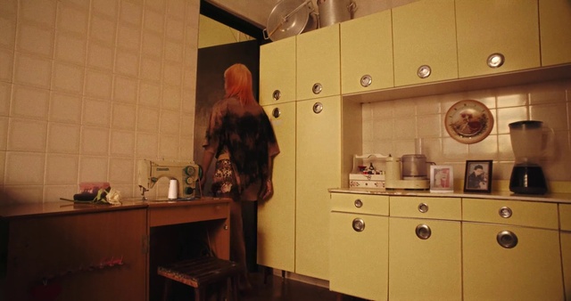 Video Reference: Cabinetry, Furniture, Countertop, Kitchen appliance, Kitchen, Interior design, Wood, Home appliance, Flooring, Table